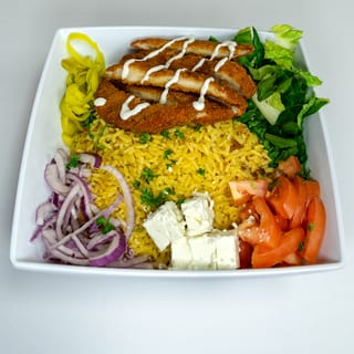 Crispy chicken bowl rice