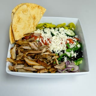 Chicken shawarma salad