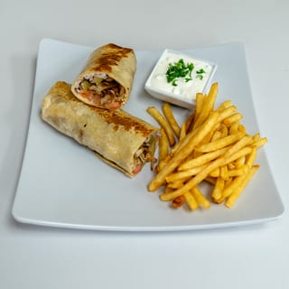 Chicken shawarma wrap